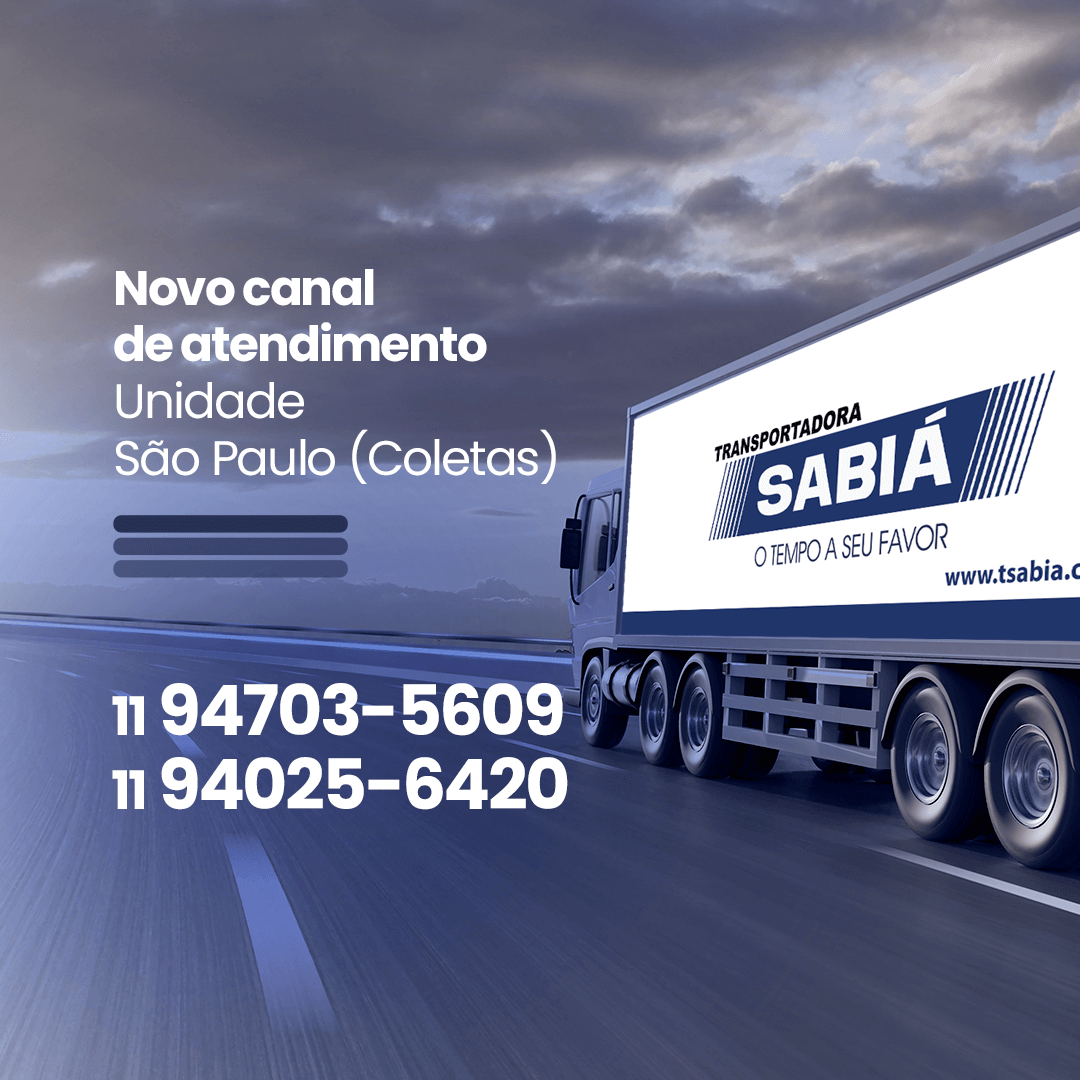 Novos números de coletas